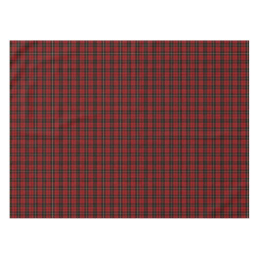 Wallace Tartan Scottish Clan Pset Pattern Tafelkleed (Voorkant (Horizontaal))