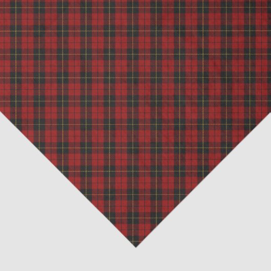 Wallace Tartan Scottish Clan Pset Pattern Tissuepapier (Detail)