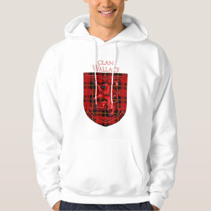 Wallace Tartan Scottish Play Lion Rampant Hoodie