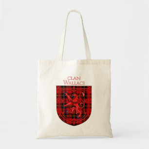 Wallace Tartan Scottish Play Lion Rampant Tote Bag