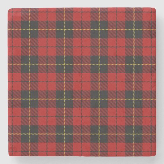 Wallace Tartan Stenen Onderzetter (Voorkant)