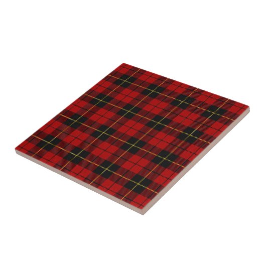 Wallace Tartan Tegeltje (Zijkant)