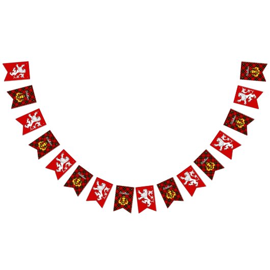 Wallace Wapen van het Schild & Tartan Vlaggetjes (Alle)