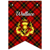 Wallace Wapen van het Schild & Tartan Vlaggetjes (Tweede vlag)