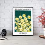 Wallart kamer canvas decor<br><div class="desc">Stap in een wereld van bohemien charme en halverwege de eeuw nostalgie met dit boeiende printbare schilderij. Geïnspireerd door de levendige energie van een bloemenmarkt,  brengt dit boho-stijl kunstwerk een vleugje grilligheid en hoop naar uw ruimte.</div>