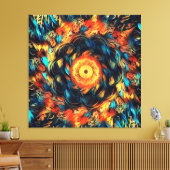 Wallburst stretched canvas Print (Insitu (Woonkamer))