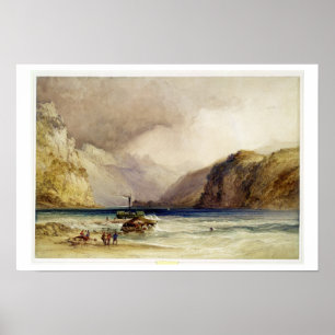 Wallenstadt, uit Wesen, Zwitserland, 1842 (m/v Poster