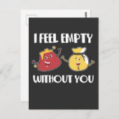 Wallet Money Pun Shopping Relatie Briefkaart (Voorkant / Achterkant)