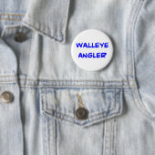 walleye angler, geweldige ronde button 5,7 cm (In situ)