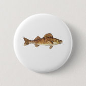 Walleye Art Ronde Button 5,7 Cm (Voorkant)