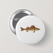 Walleye Art Ronde Button 5,7 Cm (Voorkant /achterkant)