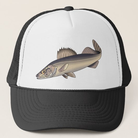 Walleye Fish Trucker Pet (Voorkant)