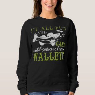 Walleye Freshwater Vist Mannen Vrouwen Kinderen Trui