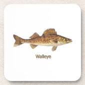 Walleye (Grote Meren) Drankjes Onderzetter (Voorkant)