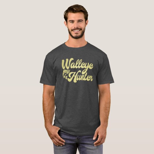 Walleye Hunter T-shirt (Voorkant volledig)