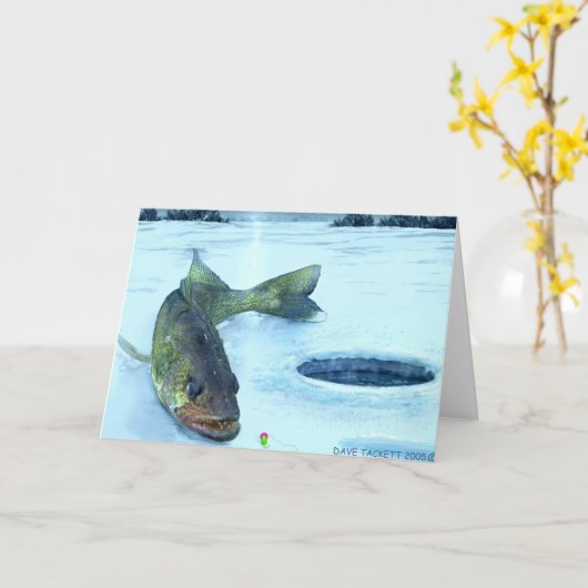 Walleye Ice Kaart (Gele Bloem)