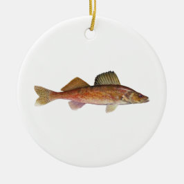 Walleye Keramisch Ornament