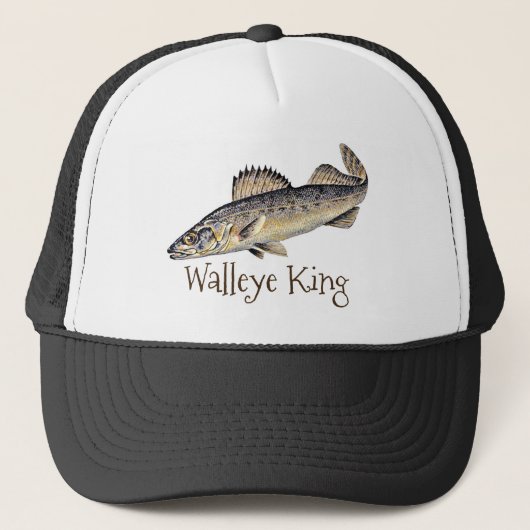"Walleye King" Trucker Pet (Voorkant)