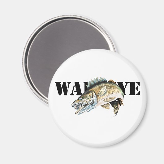 Walleye Magneet (Voorkant / Achterkant)