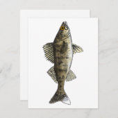 Walleye Notitiekaartje (Voorkant / Achterkant)