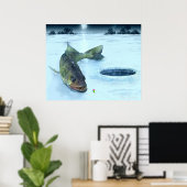 Walleye op Ice Poster (Thuiskantoor)