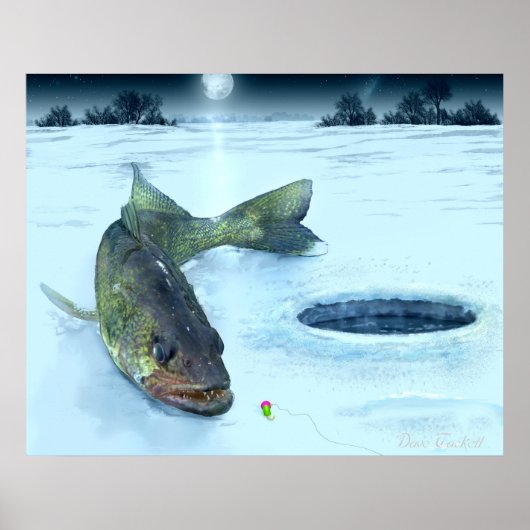 Walleye op Ice Poster (Voorkant)