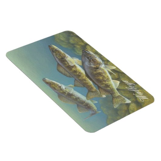 Walleye Painting Magnet Magneet (Rechterzijde)