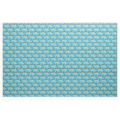 Walleye Pattern op Blue Stof (Yard (91,4 cm))