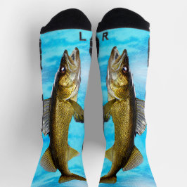 Walleye Pike en Blue Water Socks Sokken