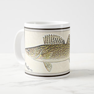 Walleye Pike Fish Grote Koffiekop