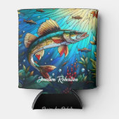 Walleye Pike in het moderne meer Blikjeskoeler (Voorkant)