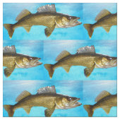 Walleye Pike met water Stof (Close Up)