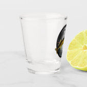 Walleye Pike over Lake Shot Glas (Links)