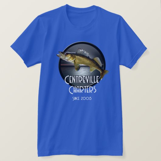 Walleye Pike, Water- en Moon Memorial T-shirt (Design voorkant)