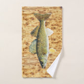 Walleye Pikes op Houden Boards Bad Handdoek (Handdoek)
