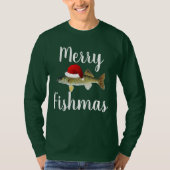 Walleye Ugly Kerstmis T-shirt (Voorkant)