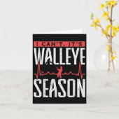 Walleye vissen ik kan het niet, het is Walleye-sei Kaart (Gele Bloem)