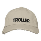 Walleye Vissen Troller Geborduurde Pet (Voorkant)