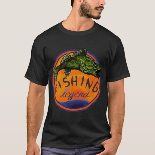 Walleye-vissend legende t-shirt (Voorkant)