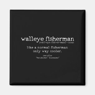Walleye Visser Definitie Grappige Citaat Vissen G Magneet