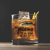 Walleye Vist Angler Vissport Buitenshuis Mannen Whisky Glas