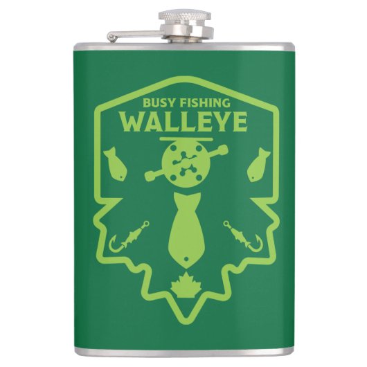 Walleye Vist Canada Heupfles (Voorkant)