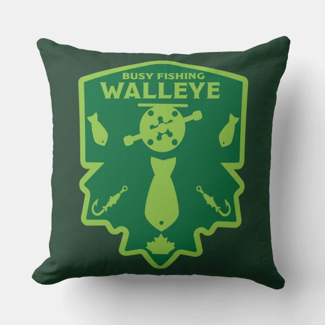 Walleye Vist Canada Kussen (Voorkant)