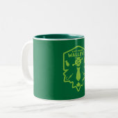 Walleye Vist Canada Tweekleurige Koffiemok (Voorkant links)