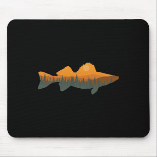 Walleye Vist Forest Natuur Wildlife Fisherman Muismat
