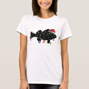 Walleye Vist Funny kerstlamsgevel T-shirt