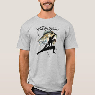 Walleye Vist Ninja Licht Vist T-shirt