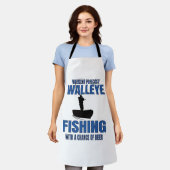 WALLEYE VIST Walleye Vist en Beer Schort (Gedragen)