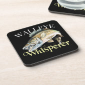 Walleye Whisperer Bier Onderzetter (Linkerzijde)