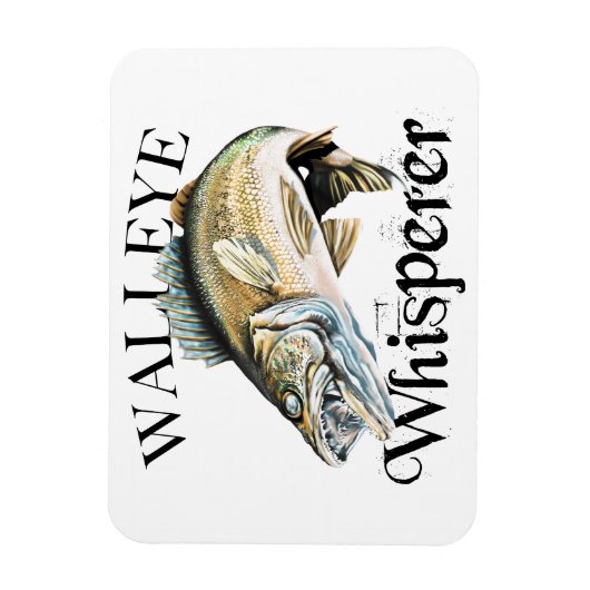 Walleye Whisperer Magneet (Verticaal)